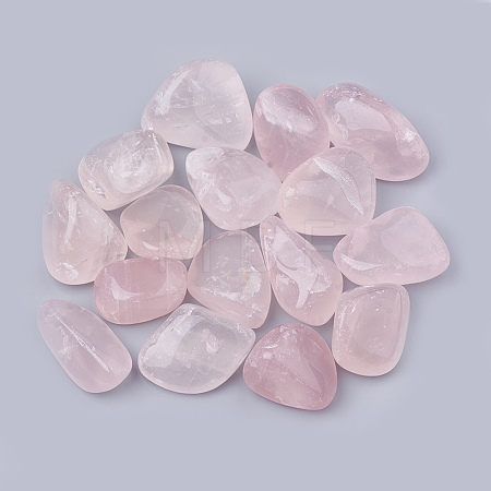 Natural Madagascar Rose Quartz Beads G-T097-11-1