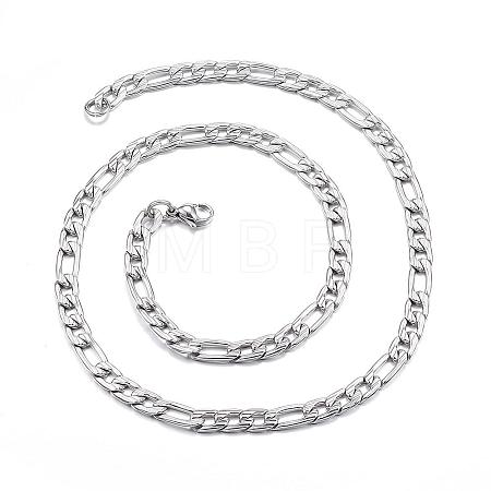 Non-Tarnish 304 Stainless Steel Necklaces NJEW-G283-04P-1