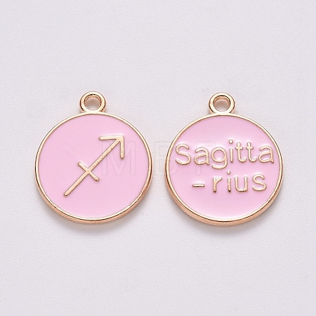Alloy Enamel Pendants LS-X-ENAM-S124-01B-09F-1