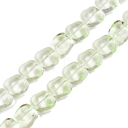 Electroplate Glass Beads Strands EGLA-N012-07E-1