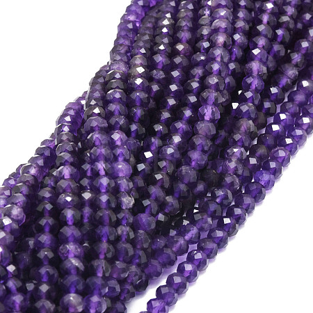 Natural Amethyst Beads Strands G-E569-I04-1