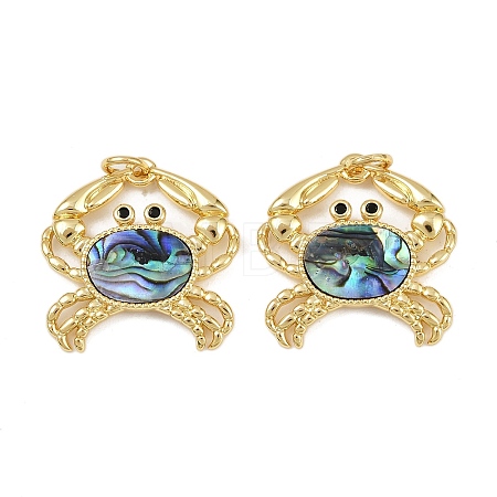 Brass Pendants KK-C109-04G-02-1