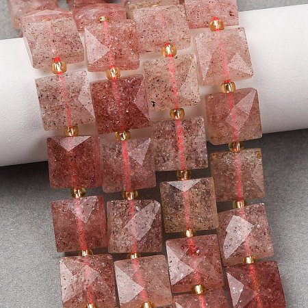 Natural Strawberry Quartz Beads Strands G-F839-A07-01-1