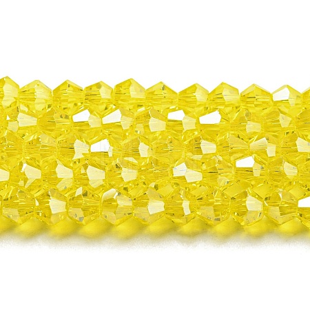 Transparent Electroplate Glass Beads Strands EGLA-A039-T2mm-A21-1