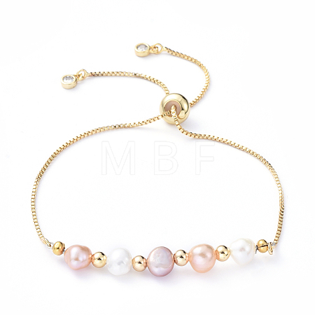 Adjustable Brass Slider Bracelets X-BJEW-JB05149-1