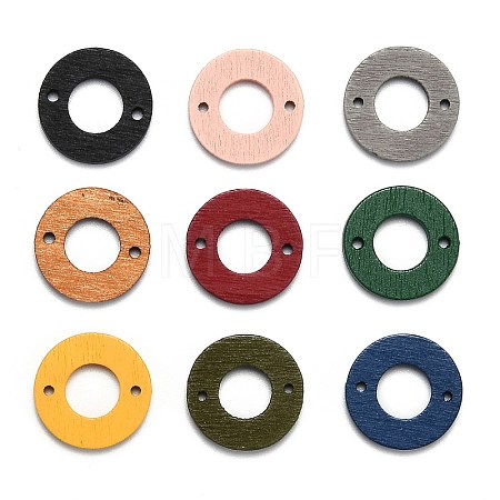 Painted Natural Poplar Wood Links WOOD-T021-01-M-1