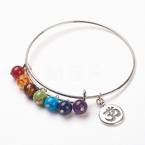 Chakra Jewelry BJEW-JB03722-01-1