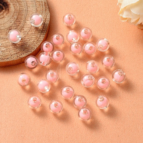 Transparent Acrylic Beads TACR-S135-002E-1