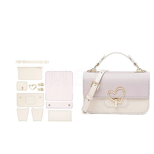 DIY PU Leather Crossbody Lady Bag Making Sets PW-WG98937-06-1