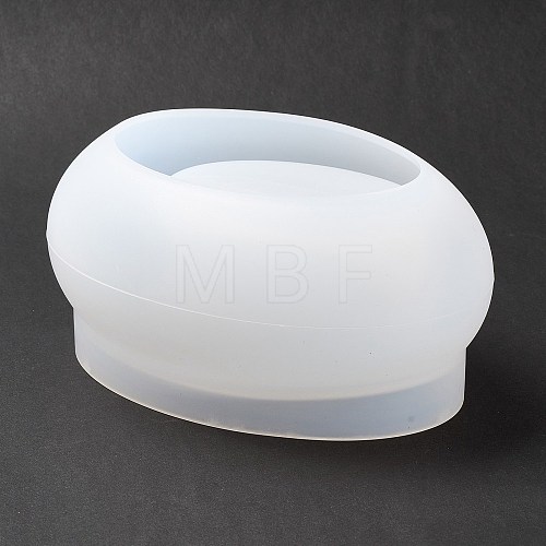 Oval Potting Display Holder Silicone Molds DIY-I096-16-1