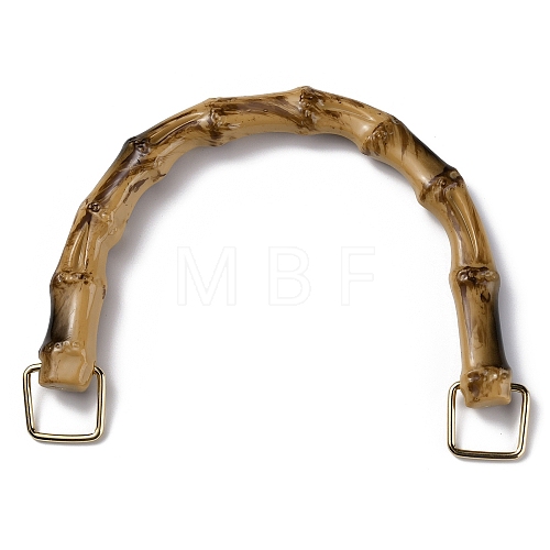 Plastic Imitation Bamboo Bag Handles FIND-WH0135-31A-1