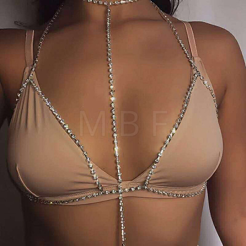 Alloy Rhinestone Claw Body Chains WGD34CE-06-1