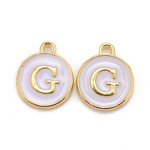 Golden Plated Alloy Charms ENAM-S118-01G-1