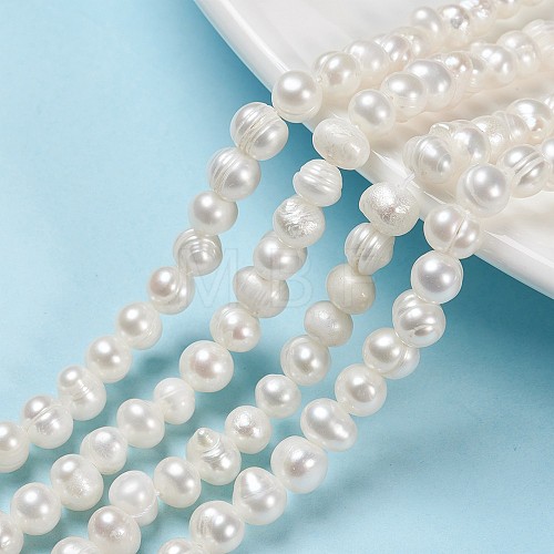 Natural Cultured Freshwater Pearl Beads Strands PEAR-N013-06G-1