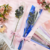 210Pcs 7 Colors Plastic Flower Bouquets Wrapping Packaging AJEW-CP0005-28-4