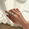 304 Stainless Steel Rings for Women FS-WG29161-02-1