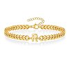 Letter 304 Stainless Steel Link Bracelets FS-WG7830E-17-1