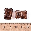 Baking Paint Transparent Glass Beads DGLA-N018-02E-4