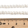 Electroplated Shell Pearl Beads Strands BSHE-M036-02C-4