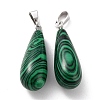 Synthetic Malachite Pendants G-F707-19-2