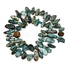 Natural African Turquoise(Jasper) Beads Strands G-K393-B01-3