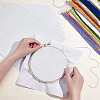 11CT Cotton Cross Stitch Fabric LS-DIY-WH0032-31B-01-3