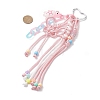 Polyester & Spandex Cord Ropes Pendant Decorations HJEW-JM03844-3
