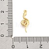 Brass Micro Pave Cubic Zirconia Pendants KK-M321-01C-G-3