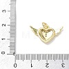 Brass with Crystal Rhinestone Pendants RB-CBA6830-05G-02-3
