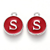 Platinum Plated Alloy Enamel Charms LS-X-ENAM-S118-03S-P-1