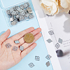 80Pcs 2 Styles 201 Stainless Steel Connector Charms STAS-DC0014-61-3