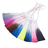 27Pcs 9 Colors Polyester Tassel Big Pendants FIND-SW0001-14-11