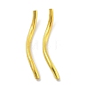 Brass Twist Tube Beads KK-B120-02D-G-1