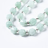 Natural White Jade Beads Strands G-T132-048A-3