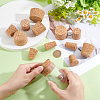 18Pcs 6 Styles Cork Stopper AJEW-ME0002-67-3