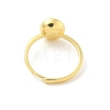 Brass Open Cuff Ring Settings KK-G518-10G-04-3