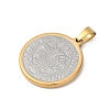 PVD Vacuum Plating 304 Stainless Steel Pendants STAS-A053-24B-PG-2