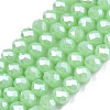 Electroplate Glass Beads Strands EGLA-A034-J10mm-A05-1