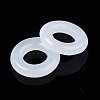 Imitation Jade Glass Linking Rings GLAA-S054-35B-A02-3