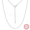 925 Sterling Silver Cardano Chain Necklaces for Women NJEW-H048-06P-2