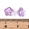 Electroplate Glass Beads Strands EGLA-T021-22C-4