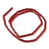 Dyed Synthetic Coral Beads Strands CORA-P010-02-2