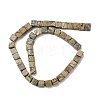 Natural Verdite Stone Beads Strands G-B155-C11-8x8mm-3