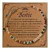 Friendship Theme Brass Cross Charm Bracelets KZ7256-15-1