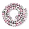 Faceted Electroplated Glass Beads Strands X-GLAA-C023-02-A05-2