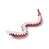 Glass Seed Beaded Big Pendants PALLOY-MZ01157-02-4