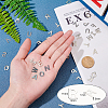 304 Stainless Steel Alphabet Letter Charms STAS-PH0019-70-2