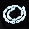 Handmade Porcelain Ceramic Beads Strands PORC-T006-03O-2