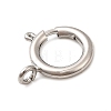 Brass Spring Ring Clasps KK-D407-20P-E-2