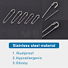 Unicraftale Stainless Steel Pins STAS-UN0011-98-2